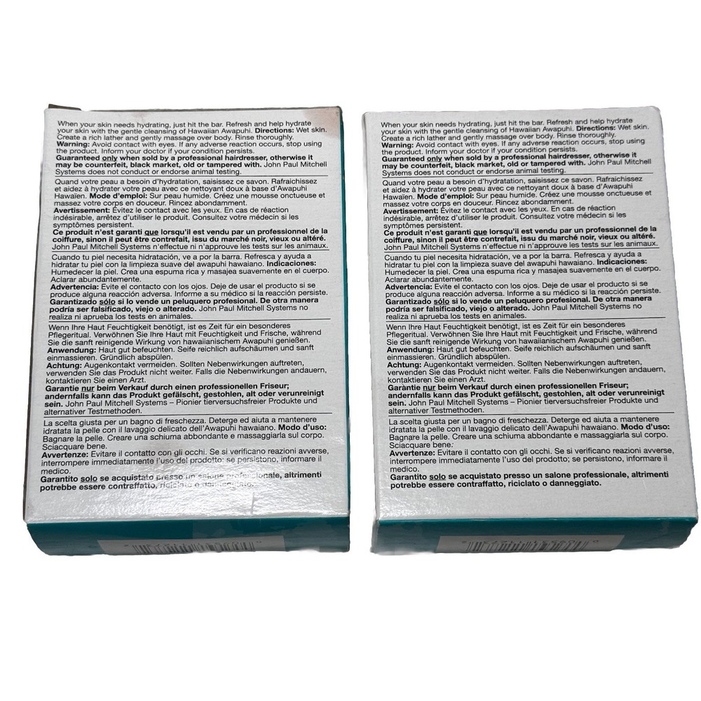 NEW Paul Mitchell Awapuhi‎  Moisturizing Bath Bar Soap 5.3 OZ  SEALED Lot Of 2 - Picture 2 of 4
